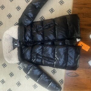 SAVE THE DUCK Black Puffer Jacket